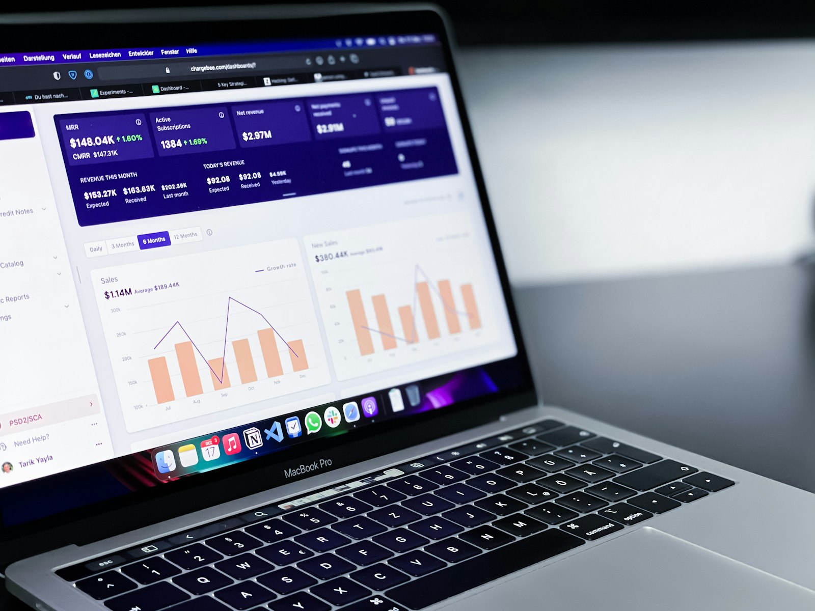 Billing dashboard